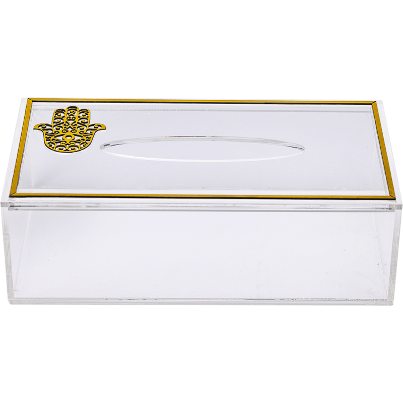 Gold Hand Tissue Box